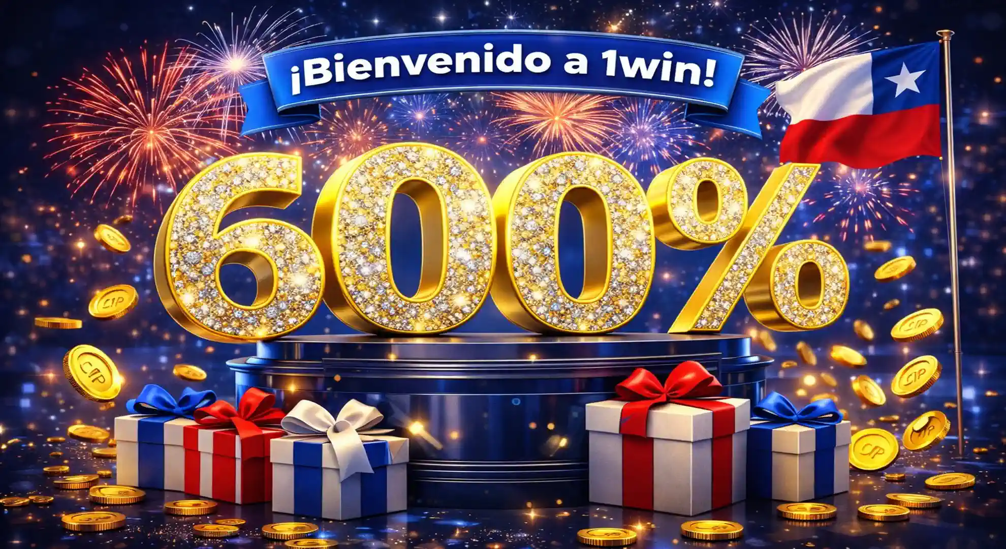 Bono de Bienvenida 600% en Chile
