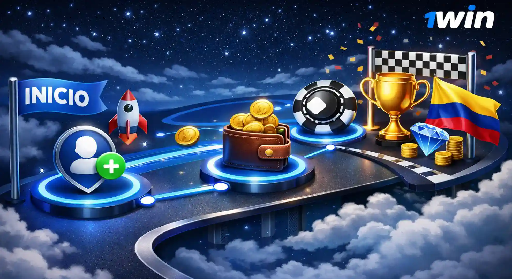 Cómo Empezar en 1win Colombia