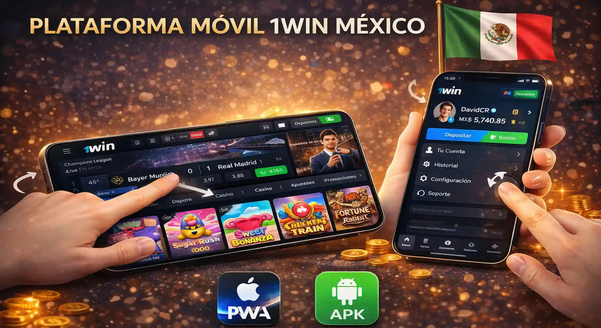 Plataforma Móvil 1win México