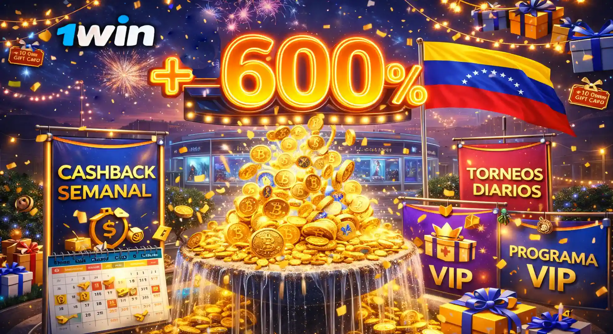 Bonus de Bienvenida 600% + Promociones Activas